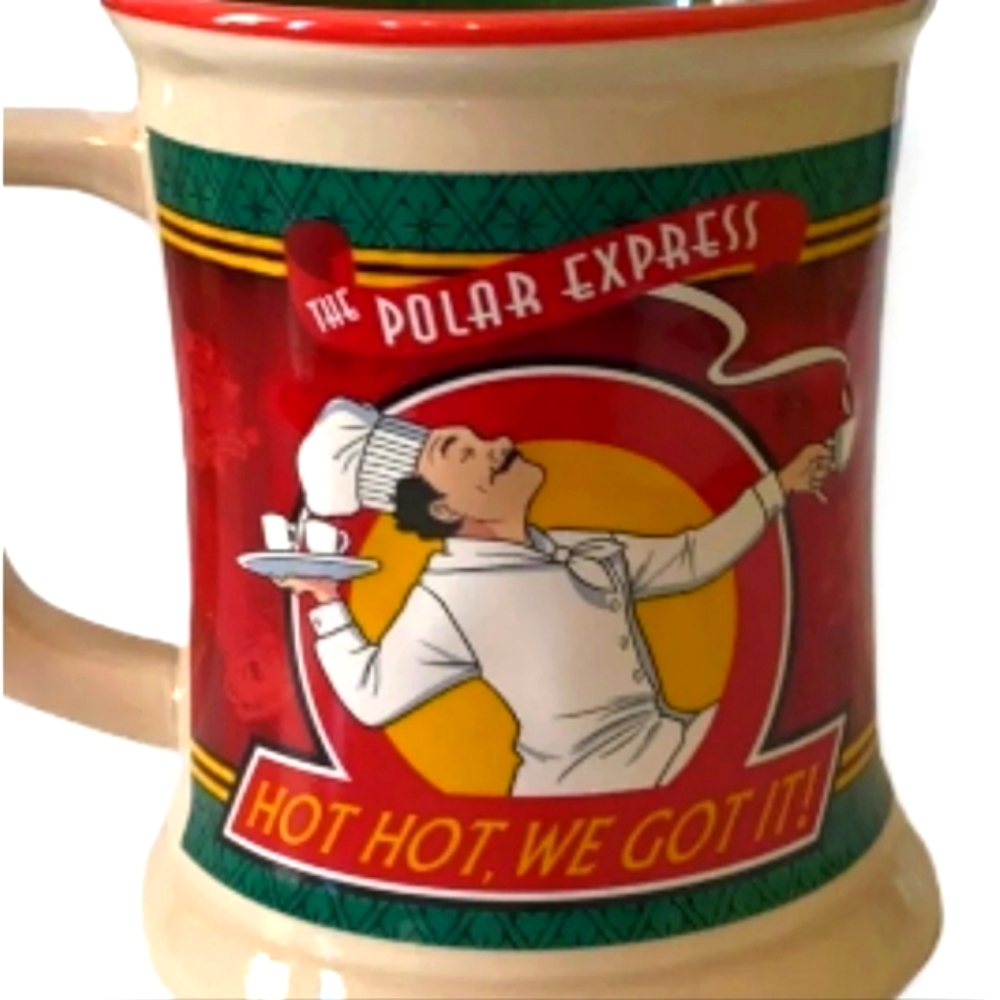 Polar Express Mug 10th Anniversary Warner Bros Embossed collectors